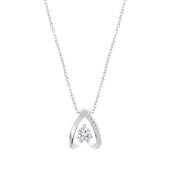 Colgante Plata Lotus LP3823-1/1 Bandas Circonitas