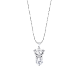 Colgante Plata Lotus LP3875-1/1 Oso Circonitas