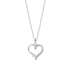 Colgante Plata Lotus LP3916-1/1 Corazón Circonitas