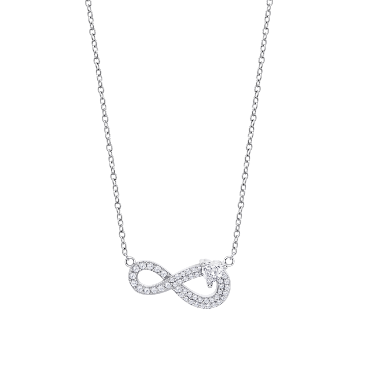 Colgante Plata Lotus LP3919-1/1 Infinito Circonitas