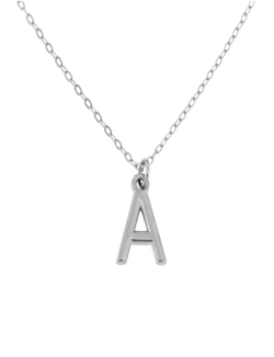 Colgante Plata Mujer PCOL2/C Letra C Lisa