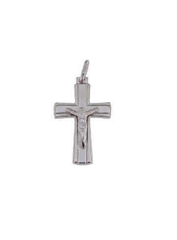 Colgante Plata Mujer PCRC6 Crucifijo En Brillo