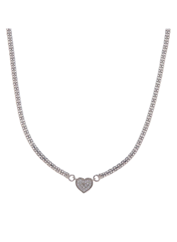 Colgante Plata Mujer PGAR878 Corazón Circonitas