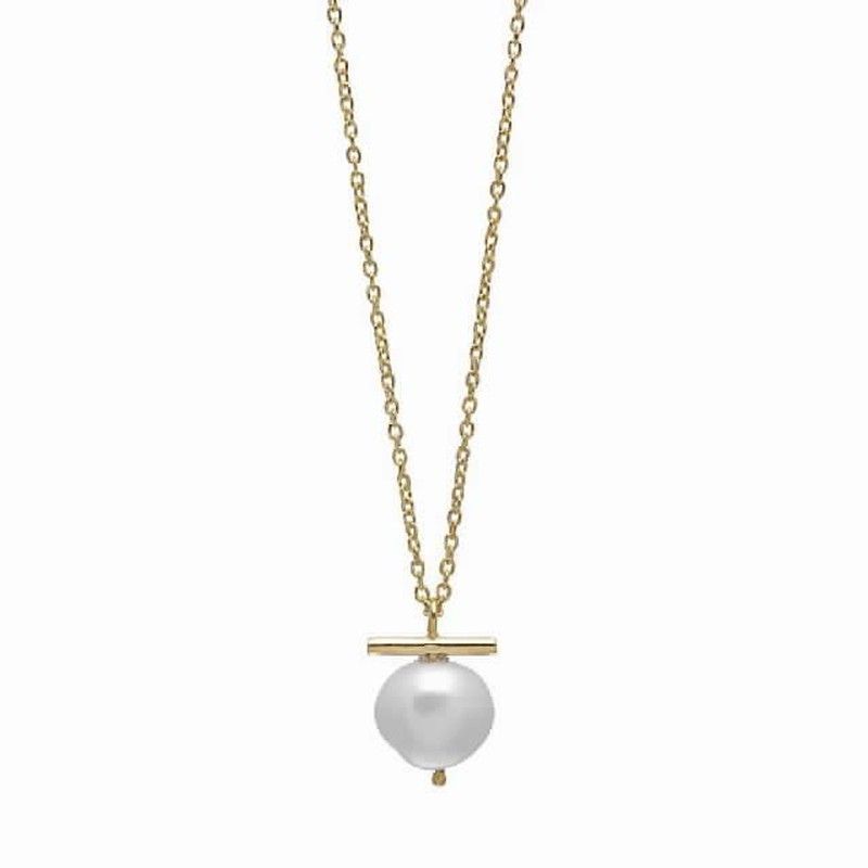 Colgante Salvatore plata de mujer en chapado con perla