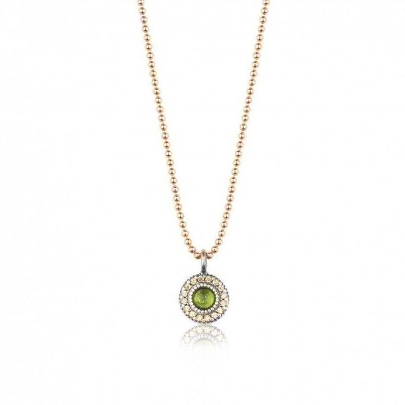 Colgante SUNFIELD Classy Peridoto y Circonitas. CL061194-20