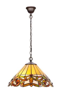 Colgante techo con cadena Tiffany Serie Compact diámetro 35cm