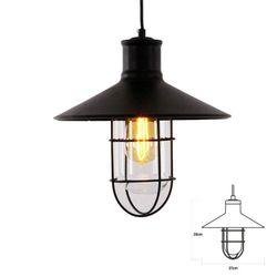 Colgante vintage e27 60w - 28x27cm