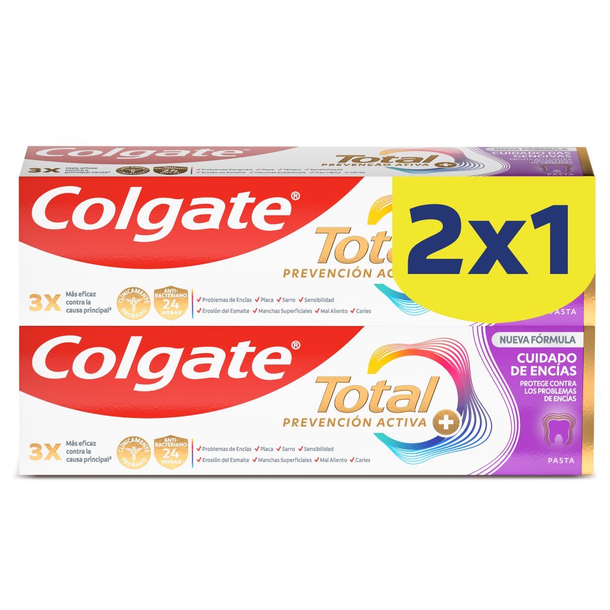 Colgate Fam. 75 Total Encias Duplo