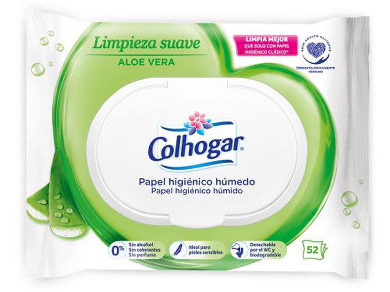 Colhogar Hig. Humedo Aloe (52) C/Tapa