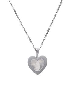 Collar AMEN-EMOTION acero con corazón y esmalte. EMACCLCUB3