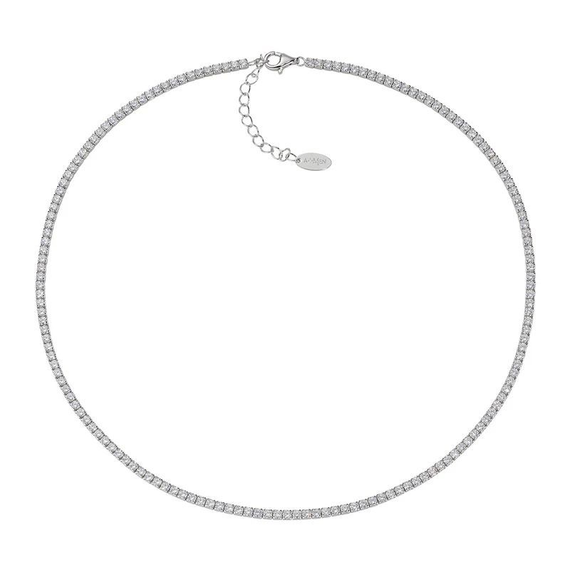 Collar AMEN Tennis Mania con circonitas blancas. CLT2BB