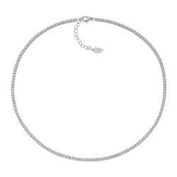 Collar AMEN Tennis Mania con circonitas blancas. CLT2BB