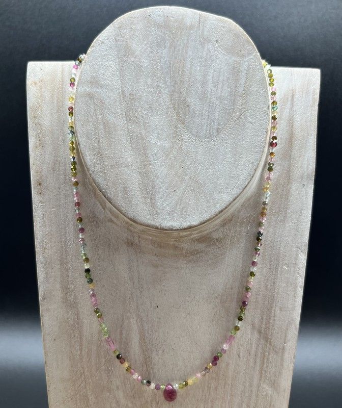 Collar de Turmalina Multicolor