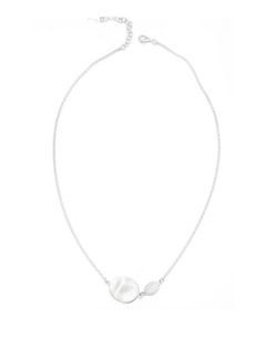 Collar IPPOCAMPO plata plancha mate y circonitas. IPEL103