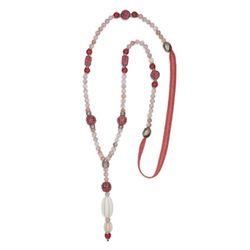 Collar PLATA DE PALO de mujer colección Delia contraste muy elegante