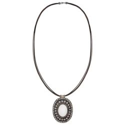 Collar PLATA DE PALO de mujer modelo Aurelia pieza con elegancia natural