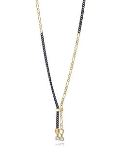 Collar Plata Dorada Bicolor Gris Viceroy 13249C100-35 Circonitas