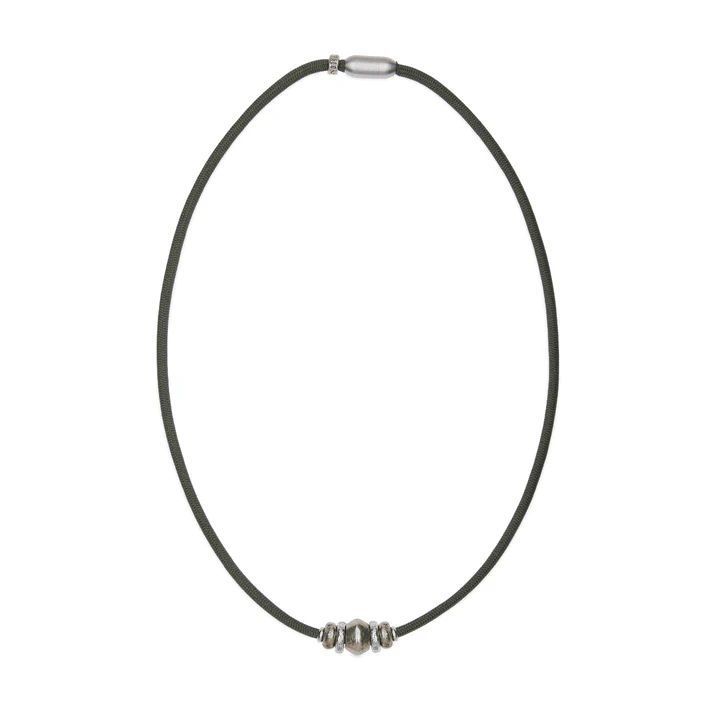 Collar - Pulsera Doble Nylon Dunas pieza esencial única y moderna de PLATADEPALO pensada para lucirse como collar o pulsera