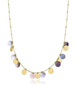 Collar Viceroy Acero Dorado 42+3cm Mujer 14182C01012  Madre Perla