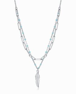 Collar Viceroy Mujer Doble Pluma Esmalte 75308C01000