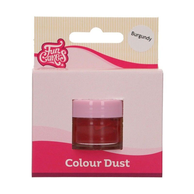 Colorante polvo dust burgundy funcakes