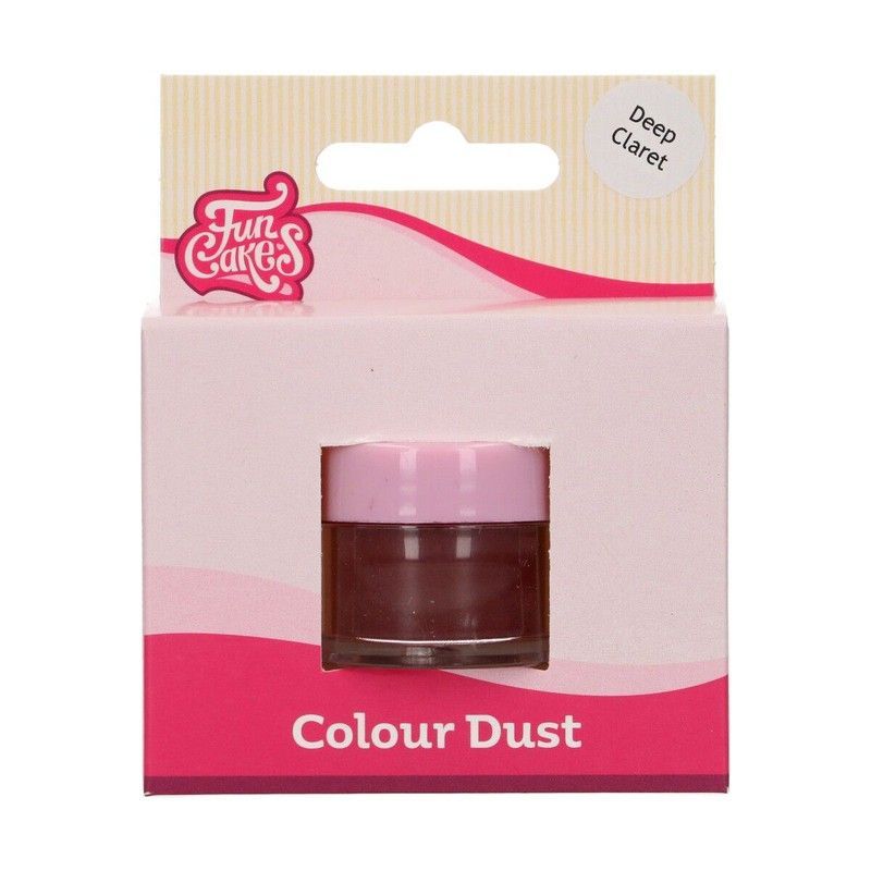 Colorante polvo dust deep claret funcakes