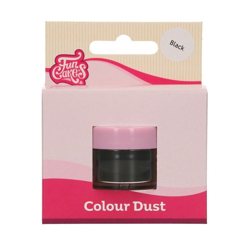 Colorante polvo dust negro funcakes