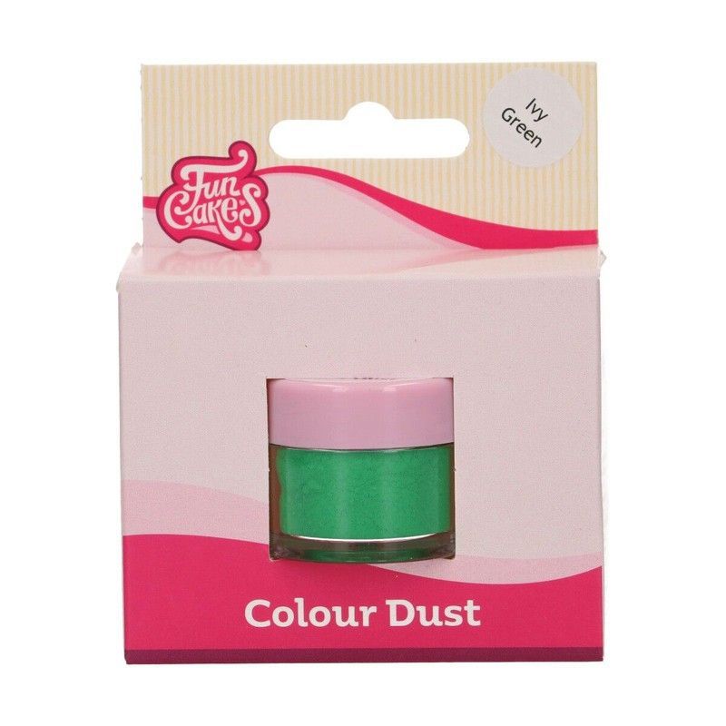 Colorante polvo dust verde ivy funcakes