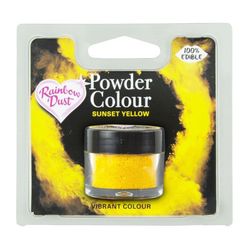 Colorante polvo powder amarillo sunset rainbow dust