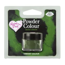 Colorante polvo powder musgo verde rainbow dust