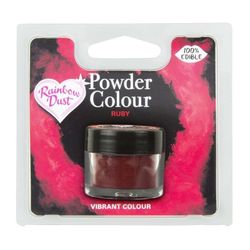 Colorante polvo powder rubí rainbow dust