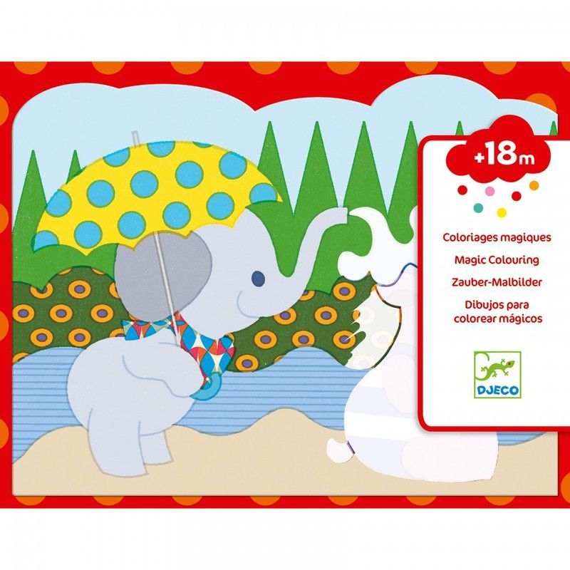 Colorea Mágico - Escondido Afuera - Djeco