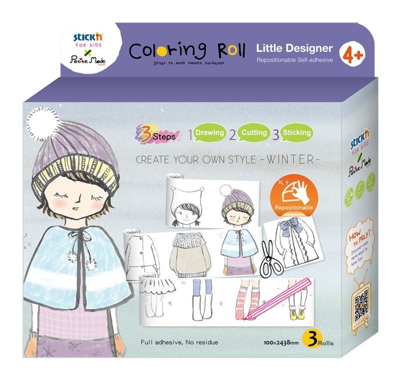 Coloring Roll Estaciones: Invierno