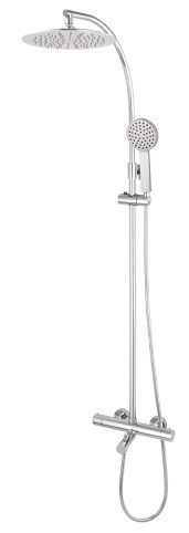 COLUMNA BAÑERA TUBO AJUSTABLE TERMOSTATICA