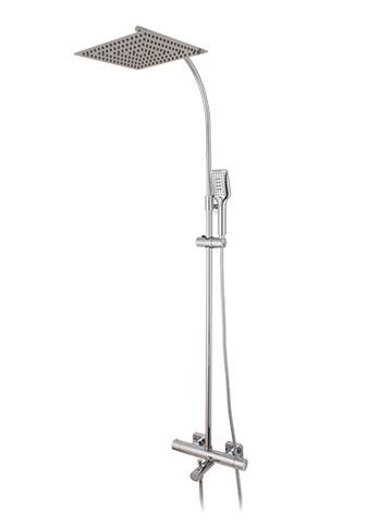 COLUMNA BAÑERA TUBO AJUSTABLE TERMOSTATICA