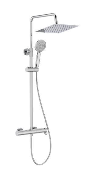 Columna de ducha monomando Roca Vega Plus Square