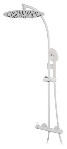 COLUMNA EXTENSIBLE MONOMANDO TUBO REDONDO CERAMICO