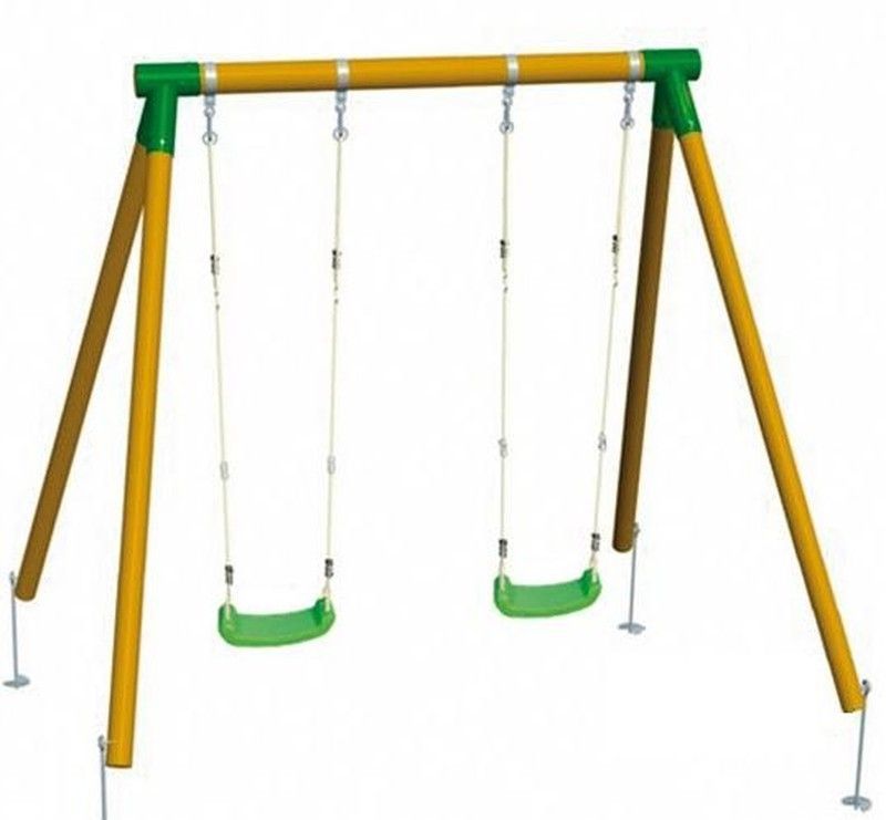 Columpio Alto de madera doble