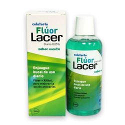 Colutorio Fluor Lacer 500 ml Sabor menta