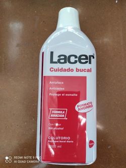 Colutorio Lacer. Formato ahorro 1L. Nueva fórmula avanzada