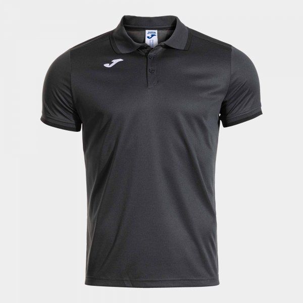 Combi Premium Short Sleeve Polo Dark Gray Black