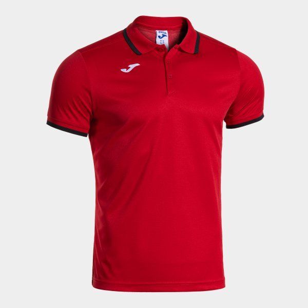 Combi Premium Short Sleeve Polo Red Black