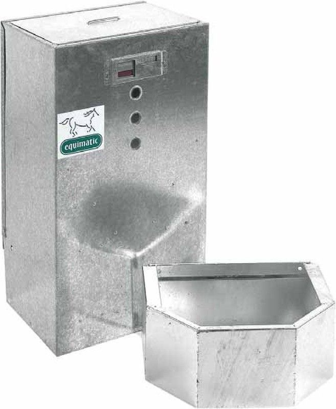 Comedero Equimatic duplo para caballos