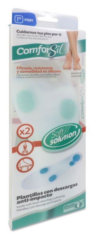 Comforsil plantilla silicona con descargas anti-impacto