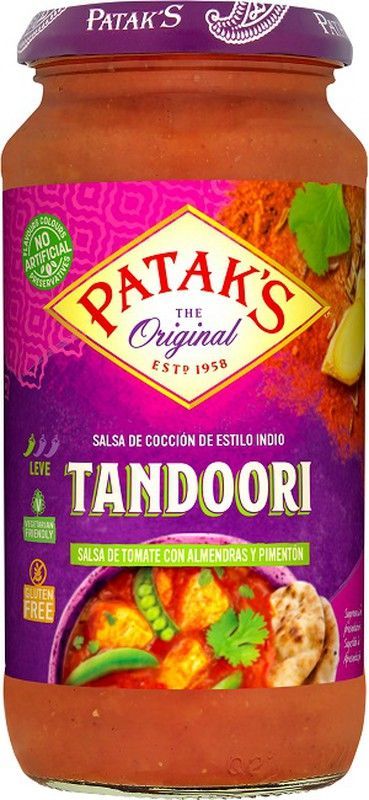 Comida India Salsa Tandoori 450G Sp Patak´S