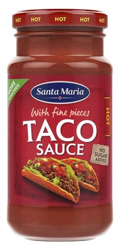 Comida Mexicana Salsa Taco Hot 230G Santa Maria