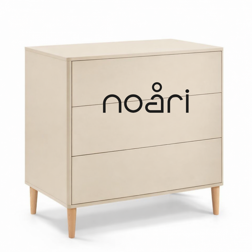 Cómoda 3 cajones TESORI beige Cotinfant