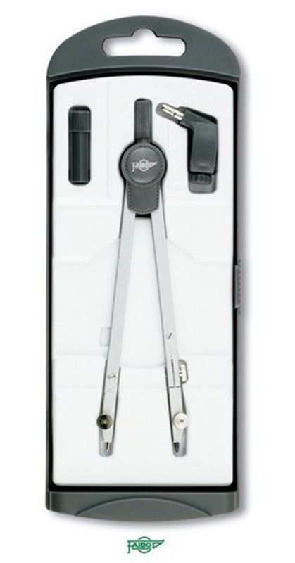 Compás escolar con dos brazos articulados