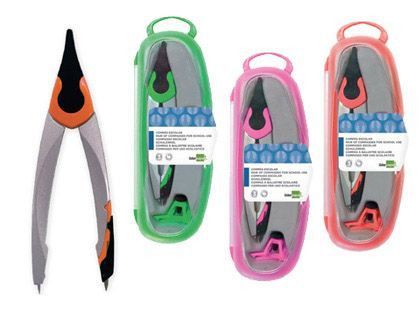 Compas liderpapel adaptador universal y minas colores surtidos