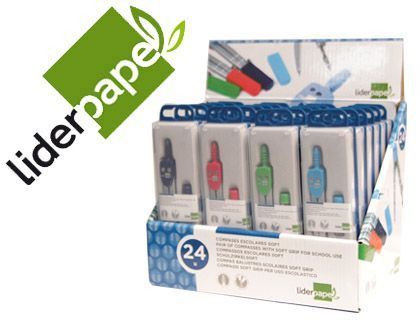 Compas Liderpapel con Mango Extra Soft -Colores Surtidos